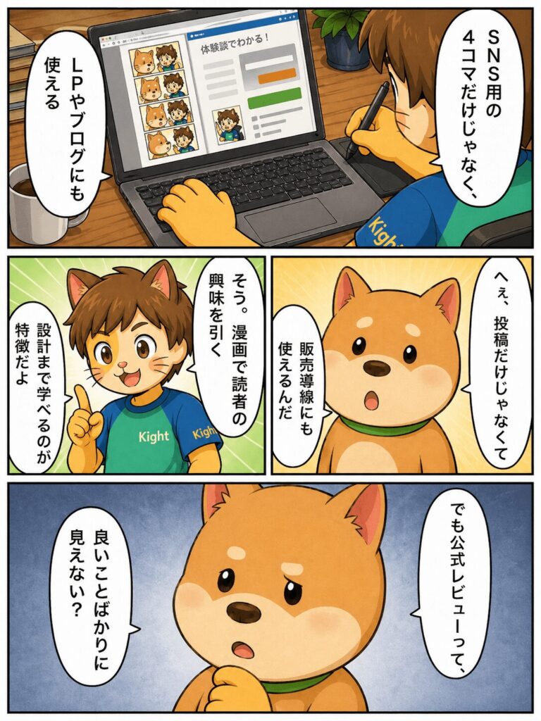 AI漫画クリエイター評判マンガ3