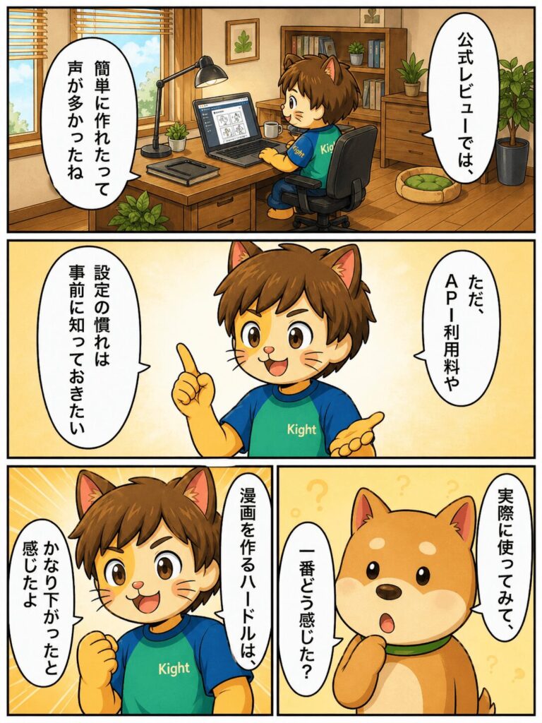 AI漫画クリエイター評判マンガ4