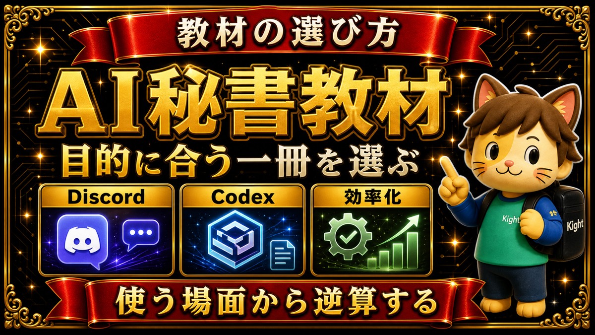 AIエージェント教材の選び方
