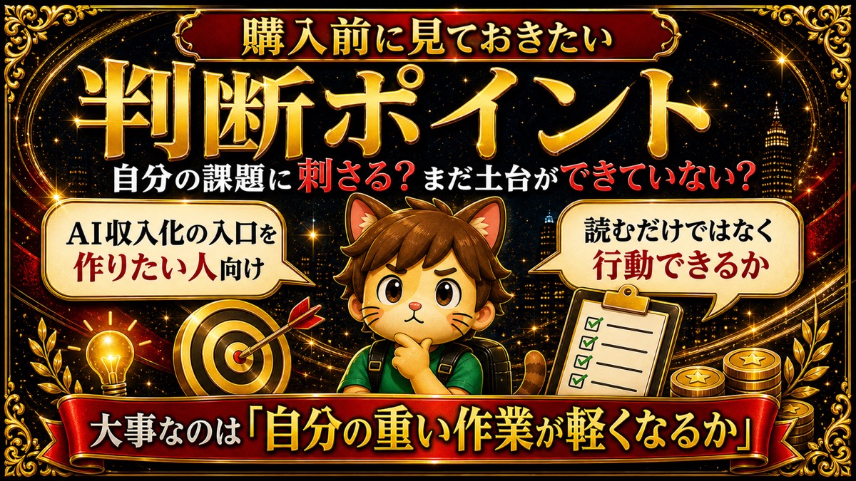 AIで年収500万稼ぐ教科書の注目ポイント