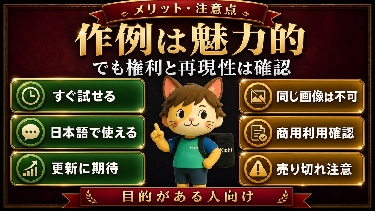 AmoのChatGPT/Image2画像プロンプト教材のメリットと注意点