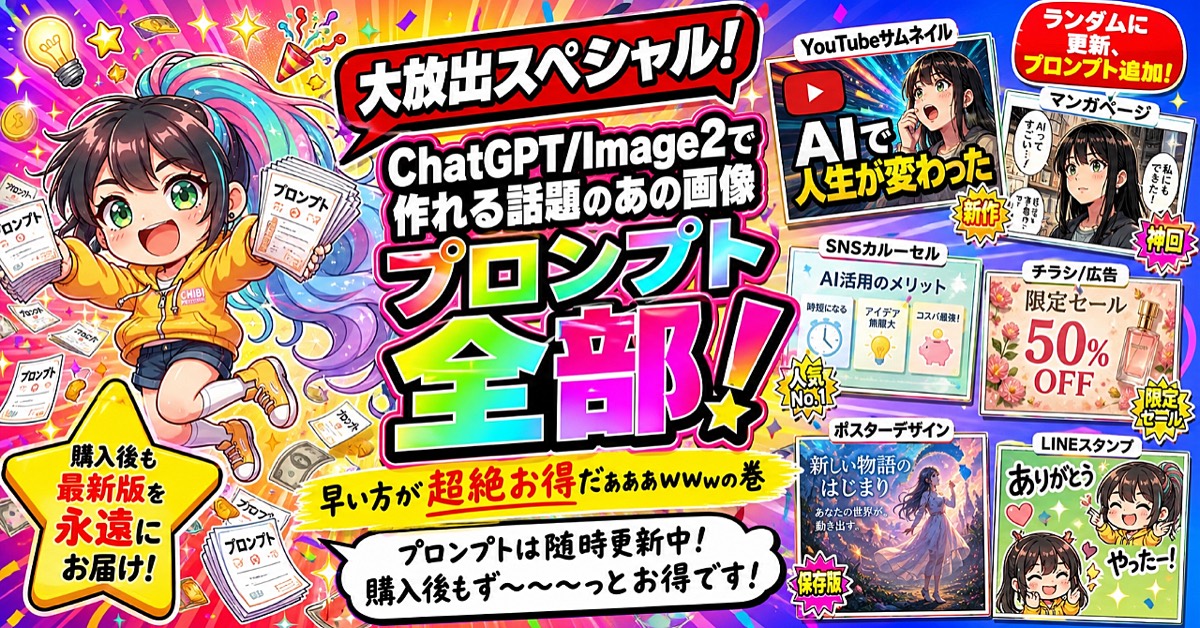 AmoのChatGPT/Image2画像プロンプト教材のBrain公式サムネイル