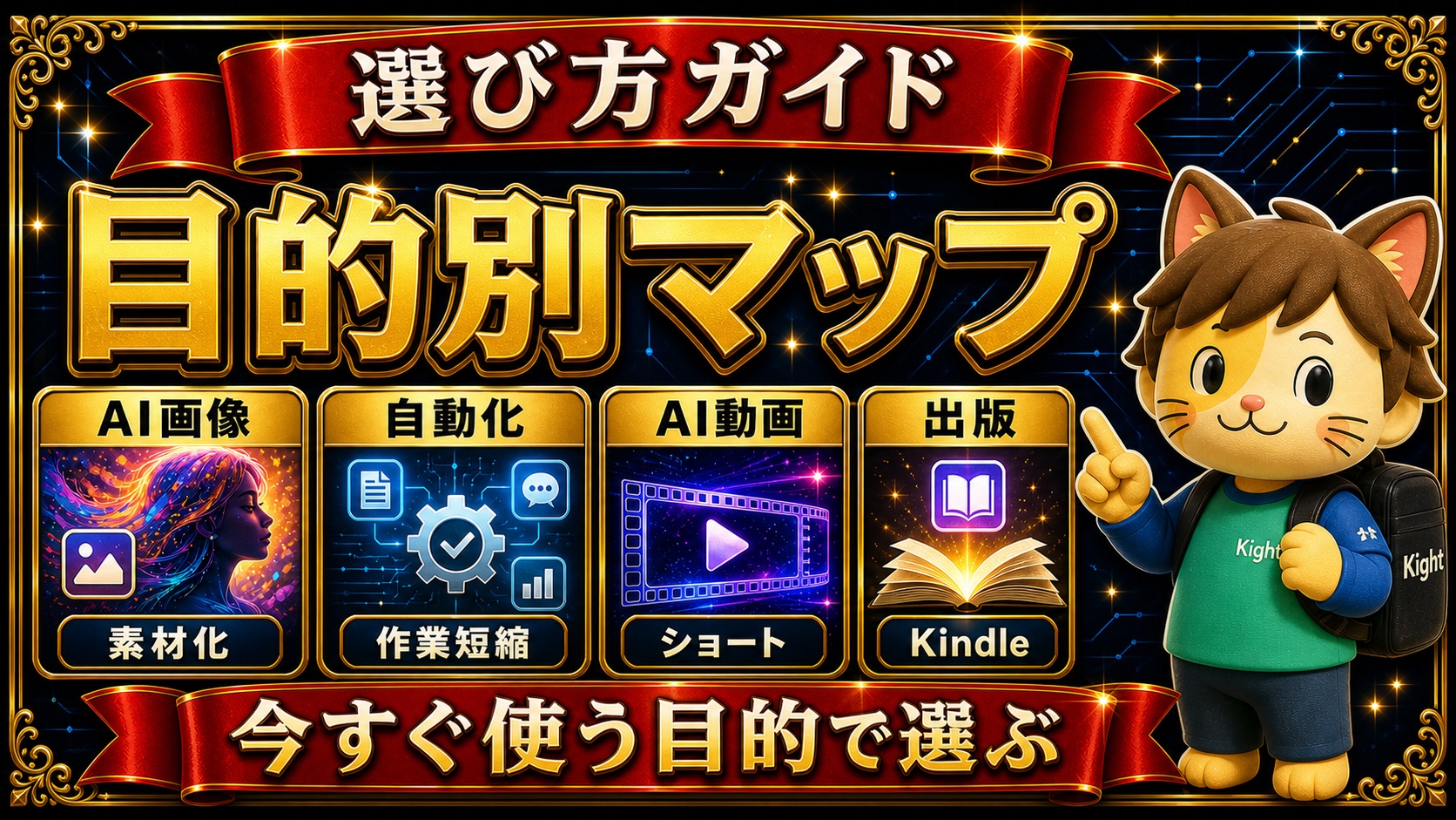 Brain AI教材の目的別マップ