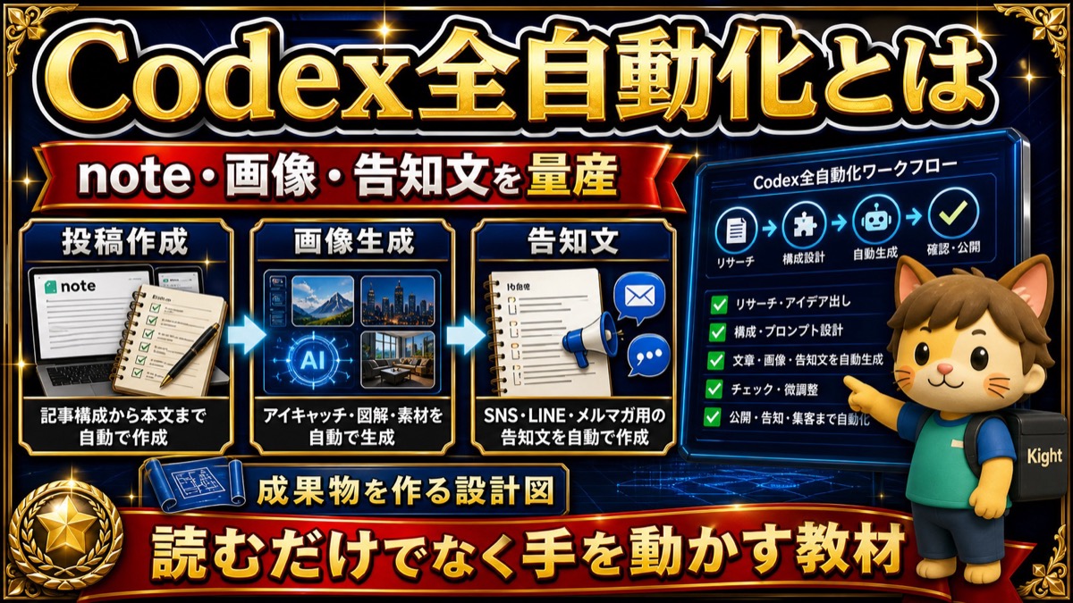 Codex全自動化マニュアルとは
