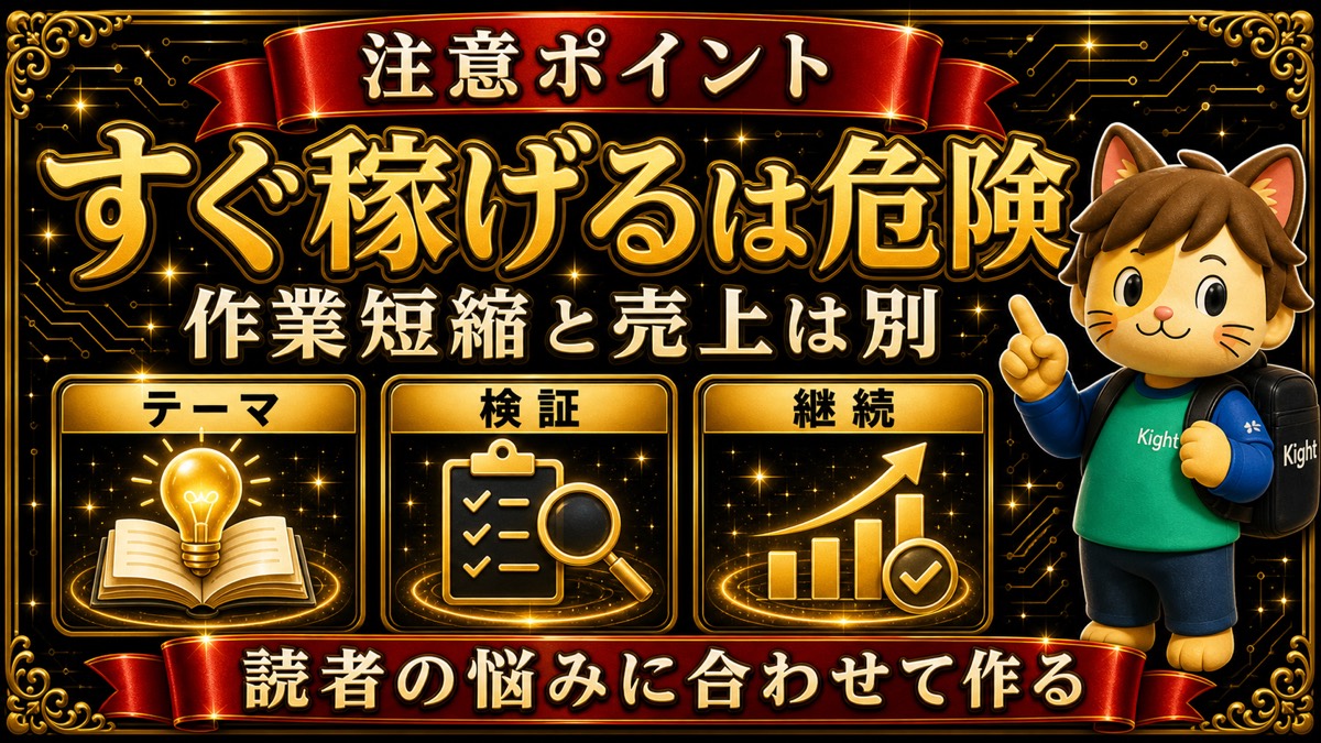 Codex副業で失敗しやすい注意点