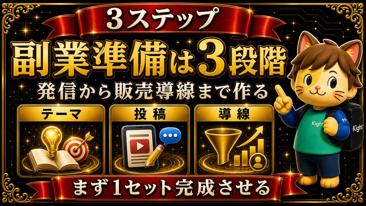 Codex副業の3ステップ