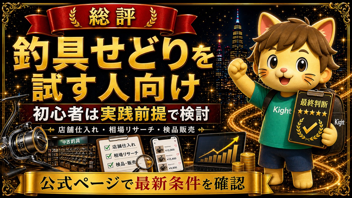 初心者のための釣具せどりマニュアル リール編の総評