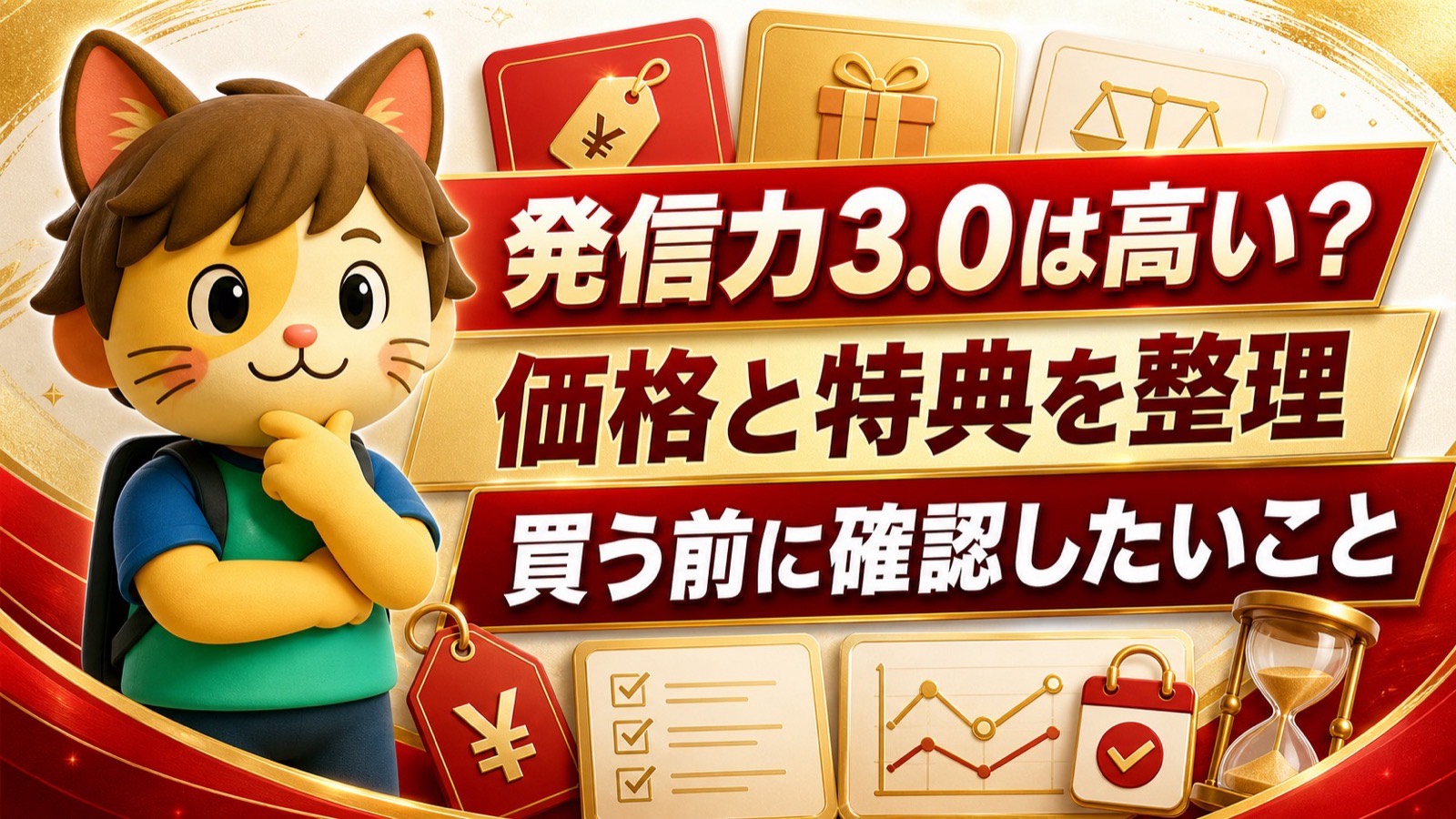 発信力3.0は高い 価格と特典を整理
