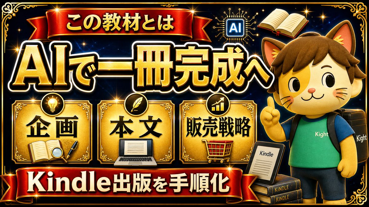 冷え田やっこのAI×Kindle出版ロードマップとは