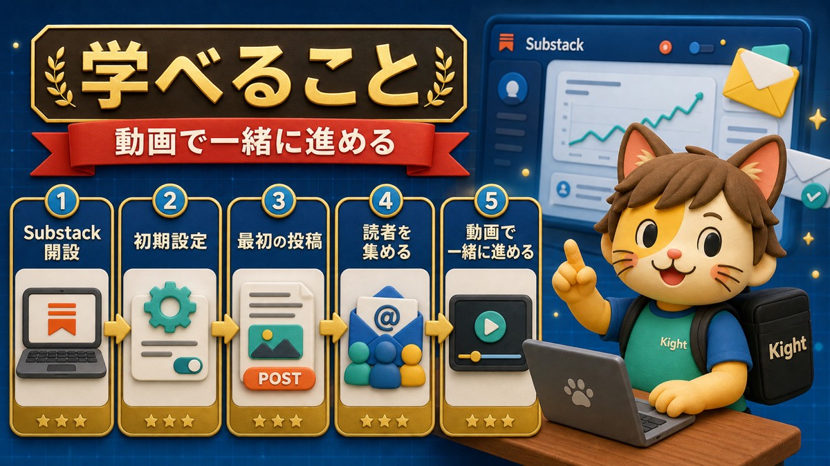 こんとものSubstack入門で学べること