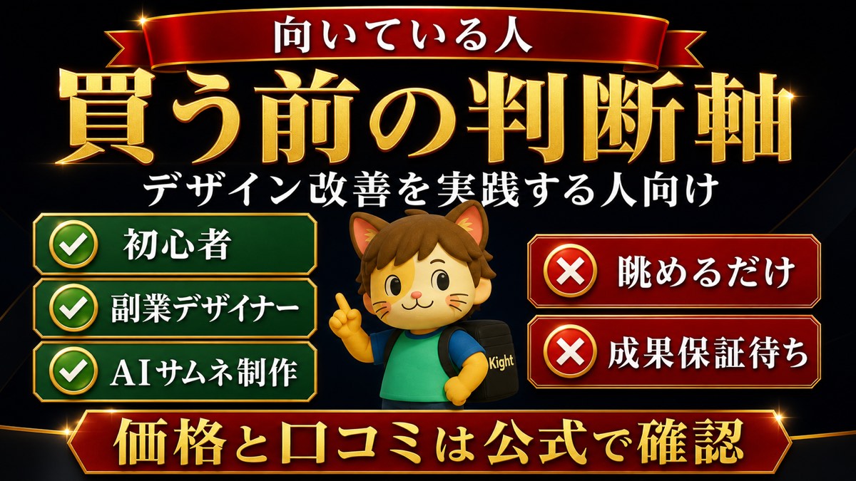 デザイン分析GPTsが向いている人・慎重な人