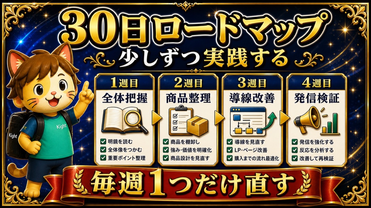 Brain明鏡の30日ロードマップ