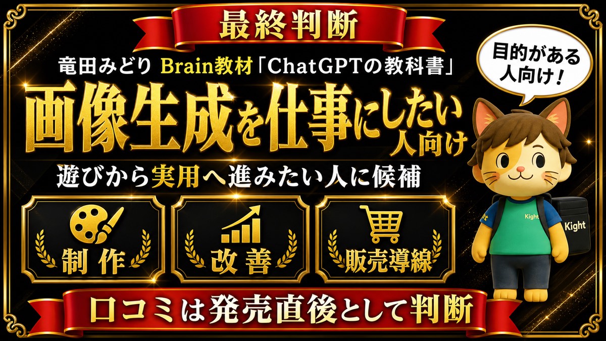 竜田みどりのChatGPTの教科書の最終判断