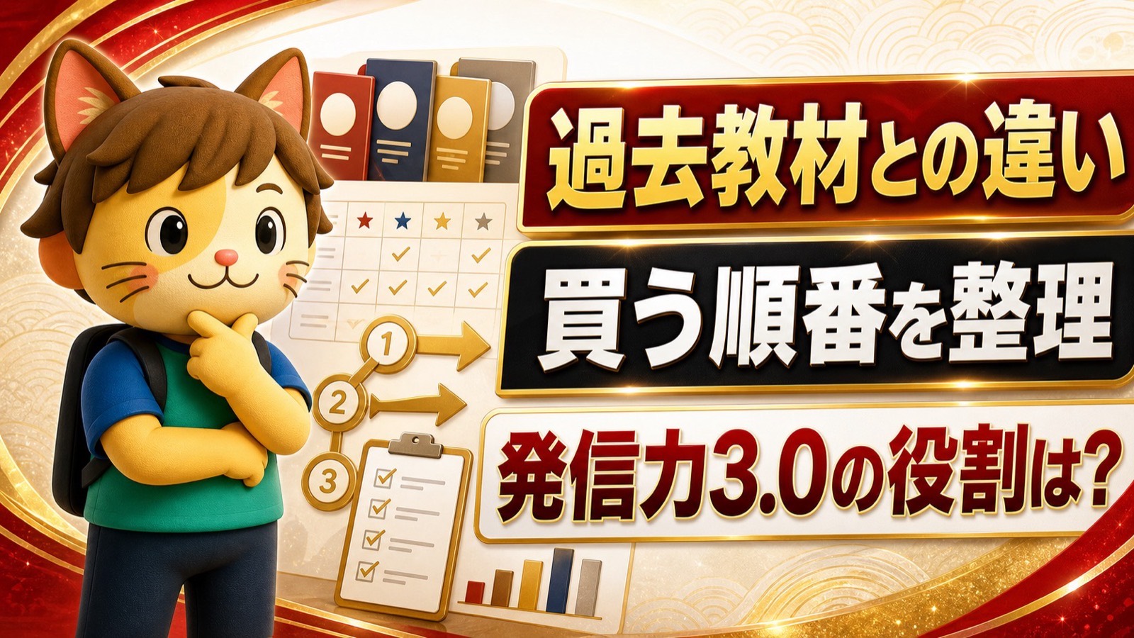 過去教材との違い 買う順番を整理