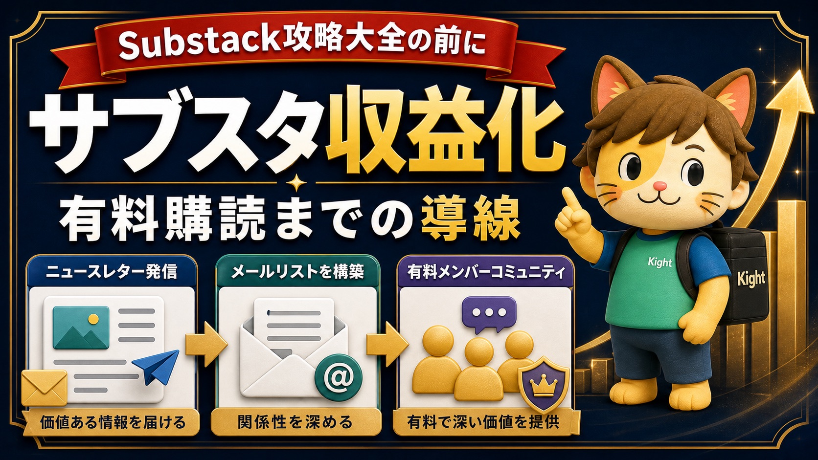 サブスタで収益化するには？Substackの有料購読・導線作りと攻略大全の使い方