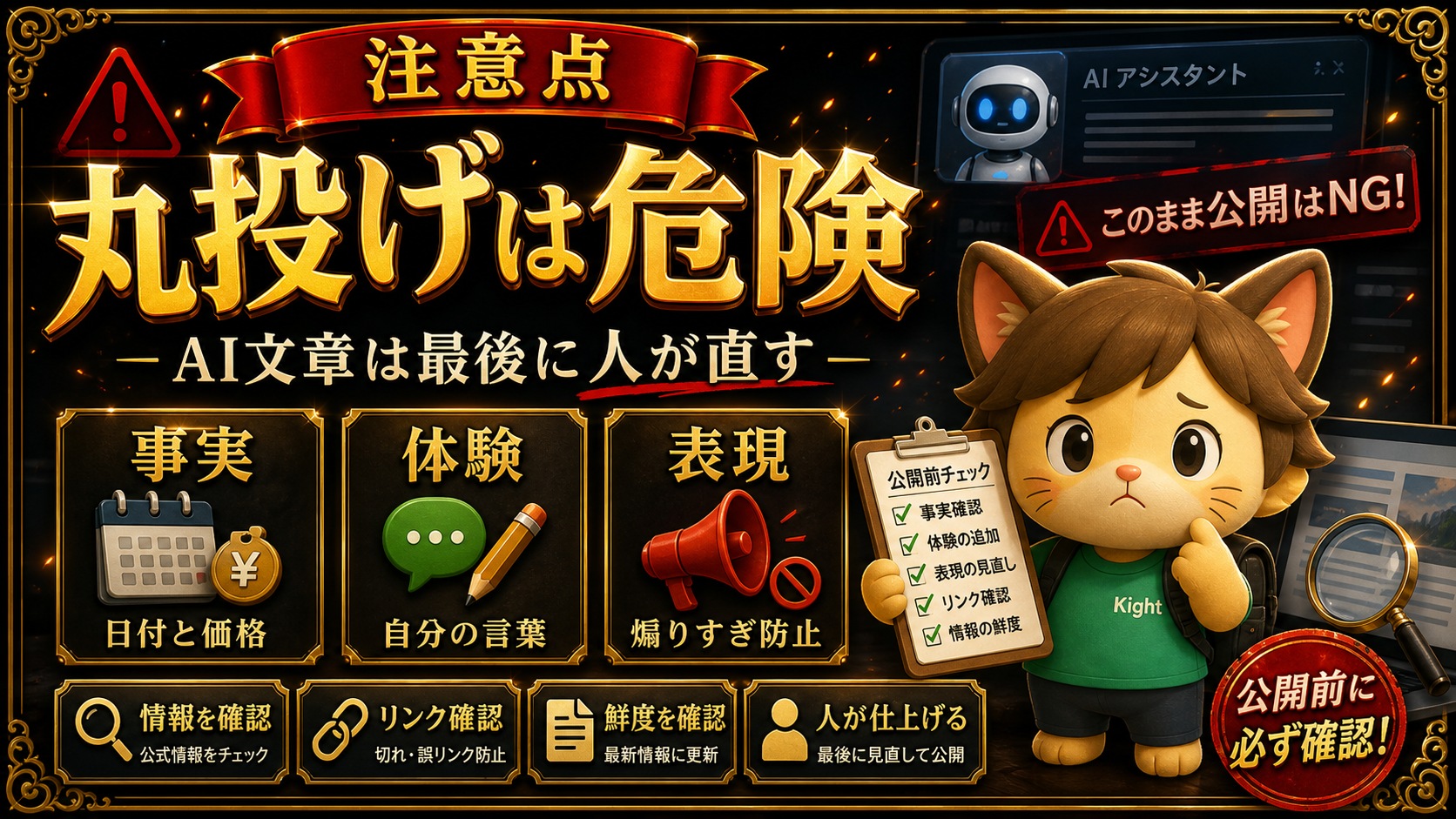 Codexブログ記事作成で丸投げしない注意点
