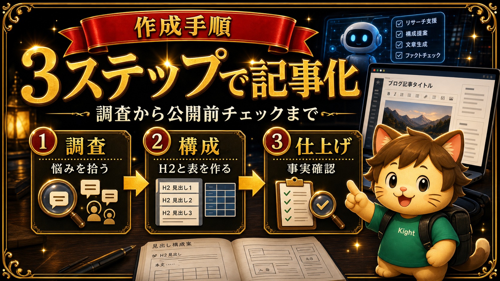 Codexでブログ記事を作る3ステップ