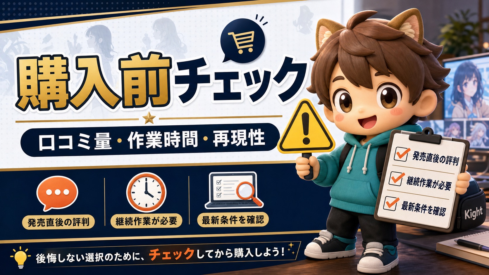 れんとんのAIアニメの教科書の購入前の注意点