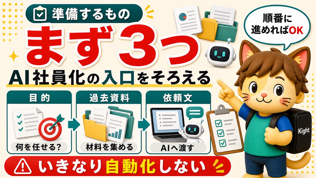 AI社員の教科書で準備するもの