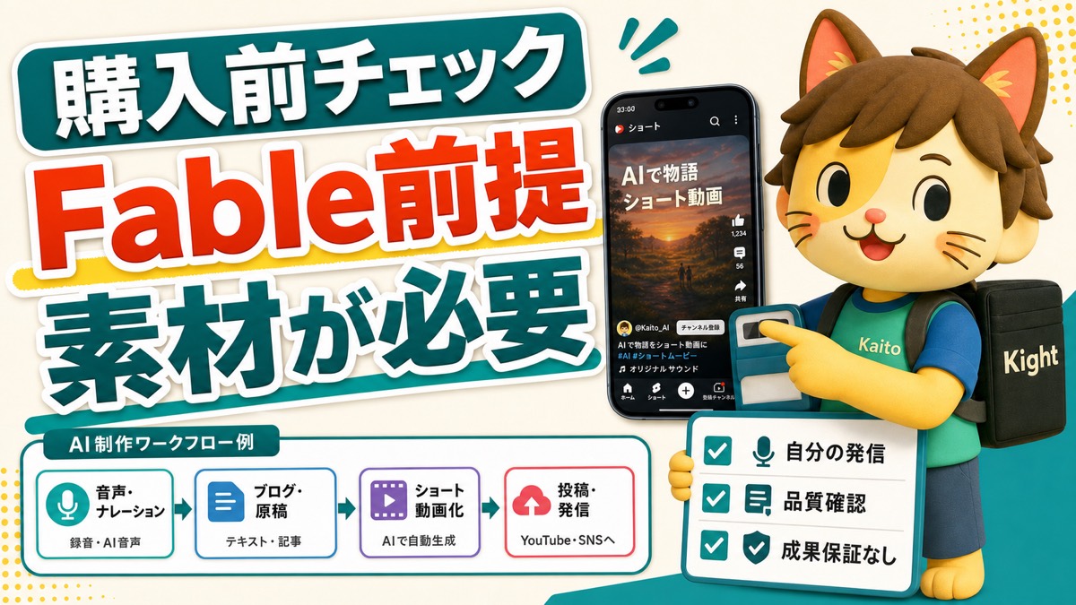 AIでビジネス系ショート動画を作る方法の購入前チェック
