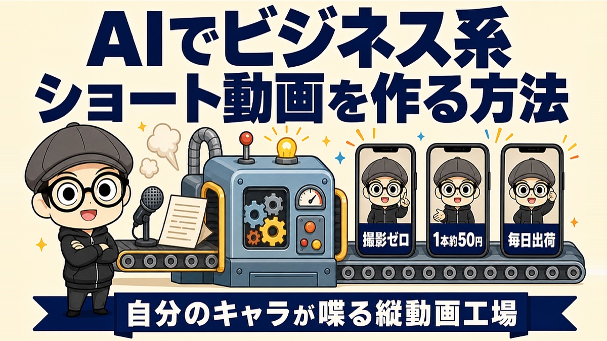 AIでビジネス系ショート動画を作る方法のBrain公式サムネイル