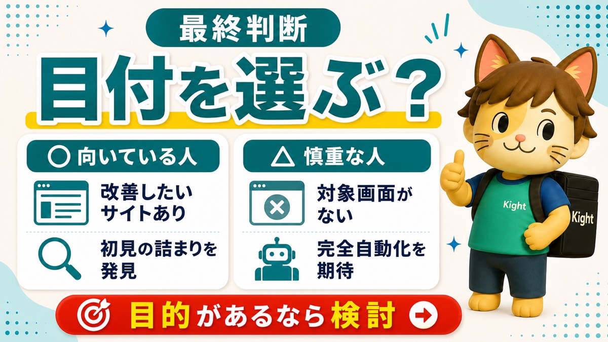 目付の最終判断