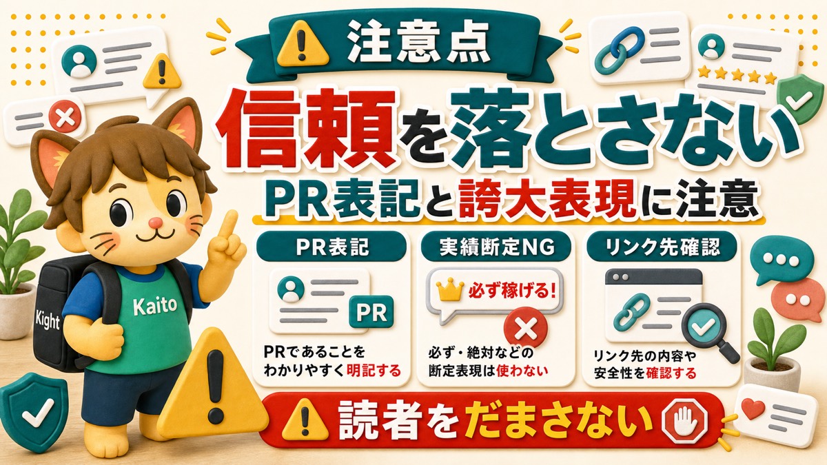 Threadsアフィリエイトで信頼を落とさない注意点