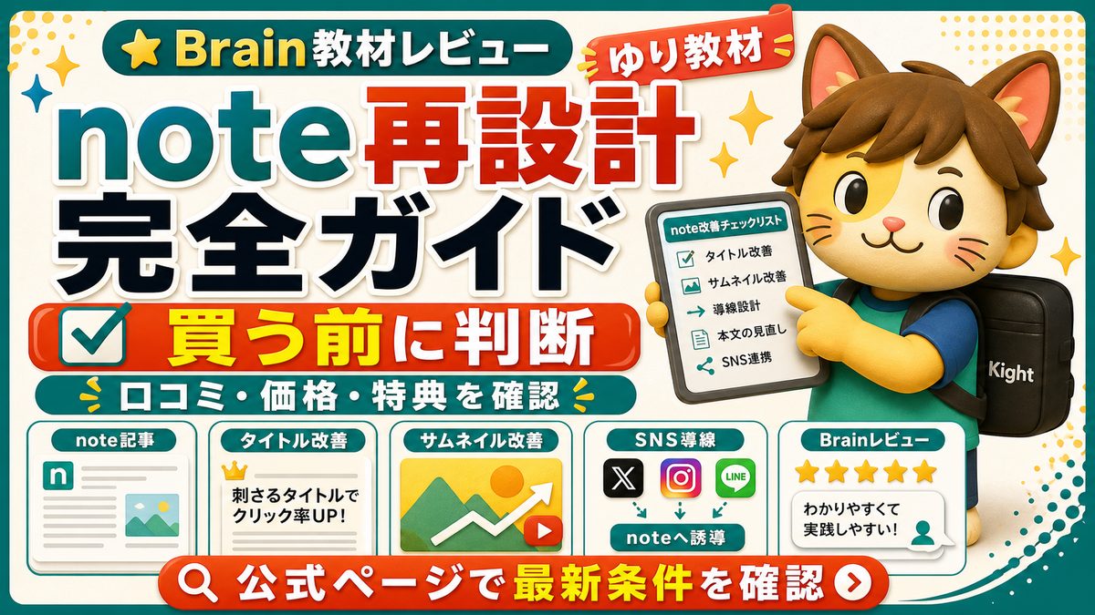 ゆりのnote再設計完全ガイドの評判・口コミ