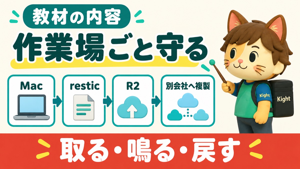 イケハヤのresticの教科書：教材の内容