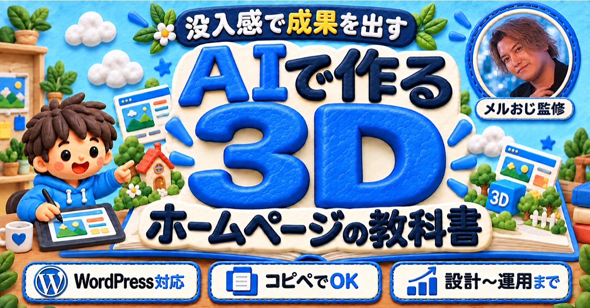AIで作る3Dホームページの教科書のBrain公式サムネイル