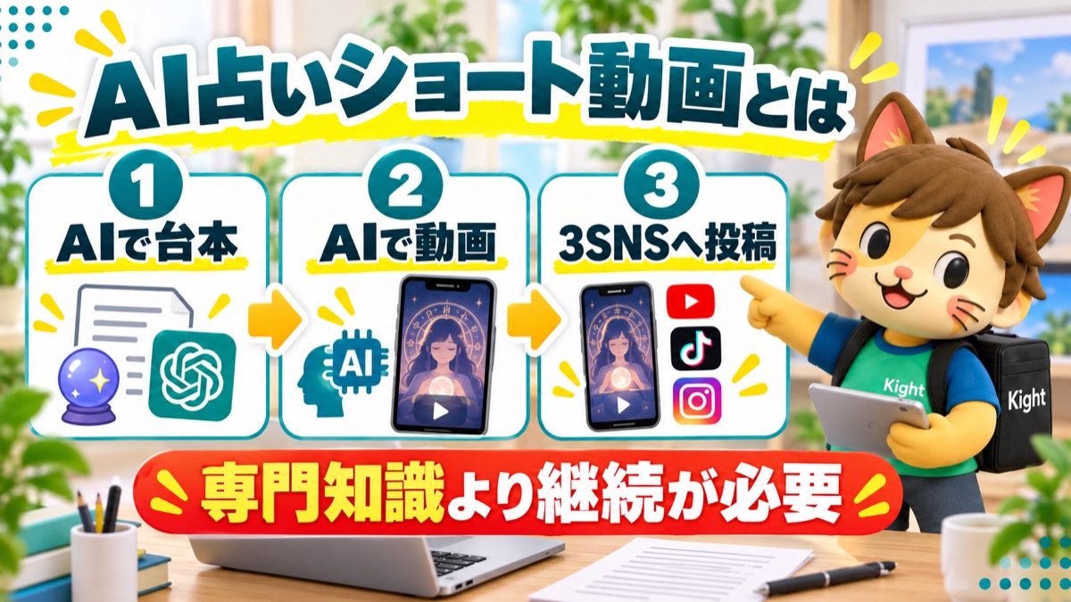 メラメラくんのAI占い×ショート動画教材:教材の仕組み