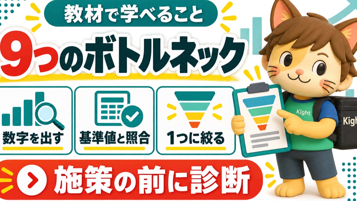 仲野直紀の満席店舗ガイドブック：教材の内容