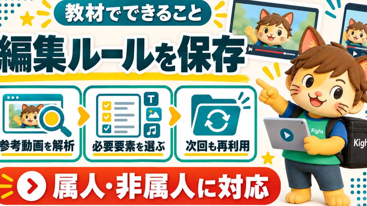 NaokiのAI動画編集PRO：教材の内容