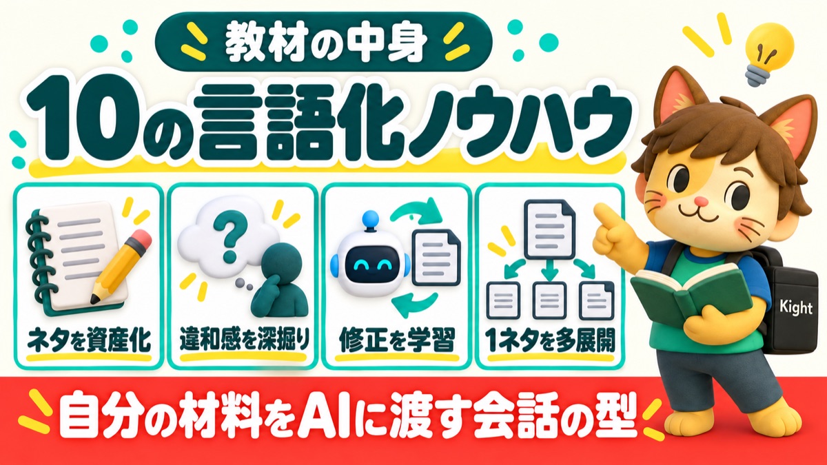 AIライティング極みで学ぶ10の言語化ノウハウ