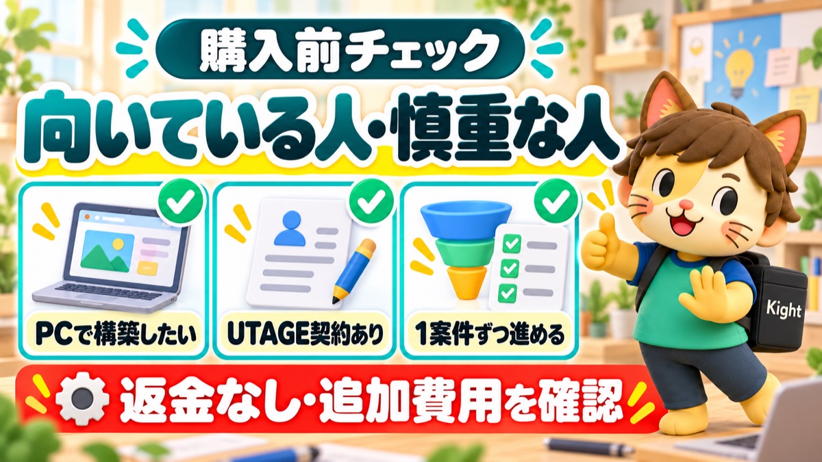 AI×UTAGE 1Day構築ガイドが向く人と慎重な人