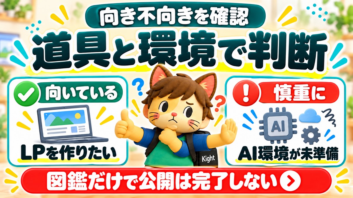 プロの型でサイト作りセットが向いている人と慎重な人