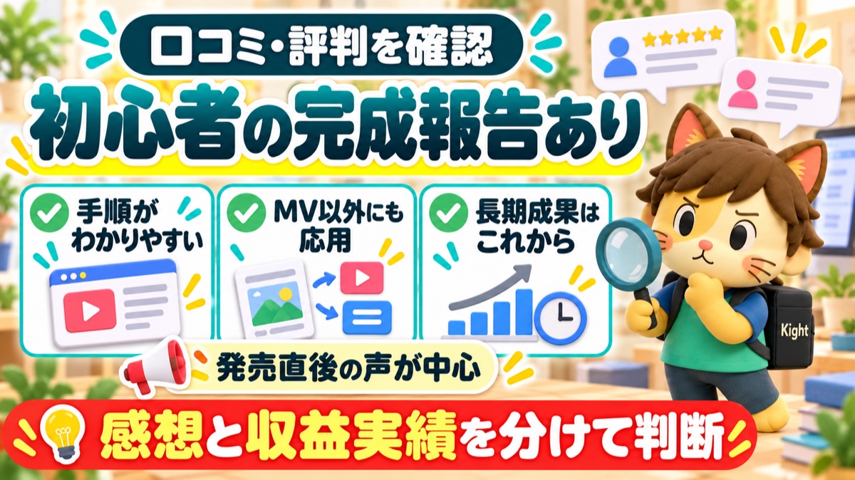 初心者の完成報告と長期成果を分けて確認する口コミ評判まとめ