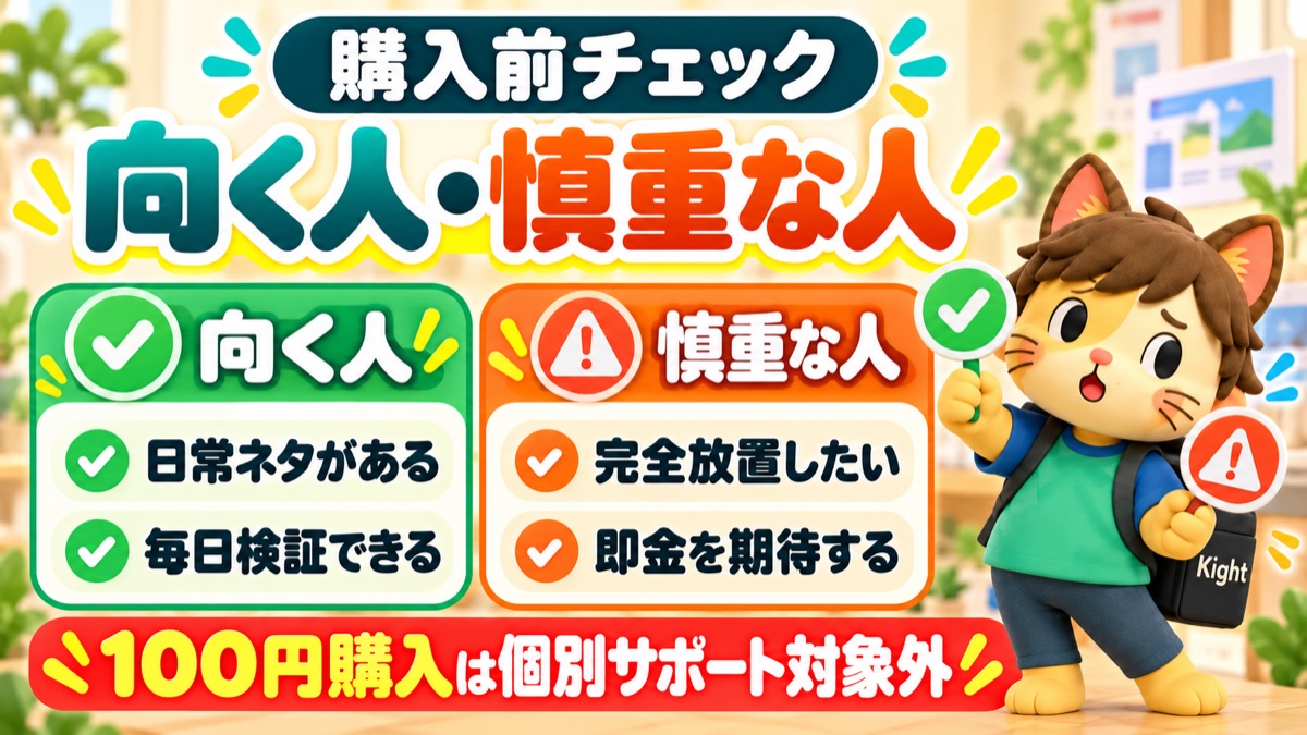 AI×Threads×日常ジャンル教材が向いている人と慎重な人