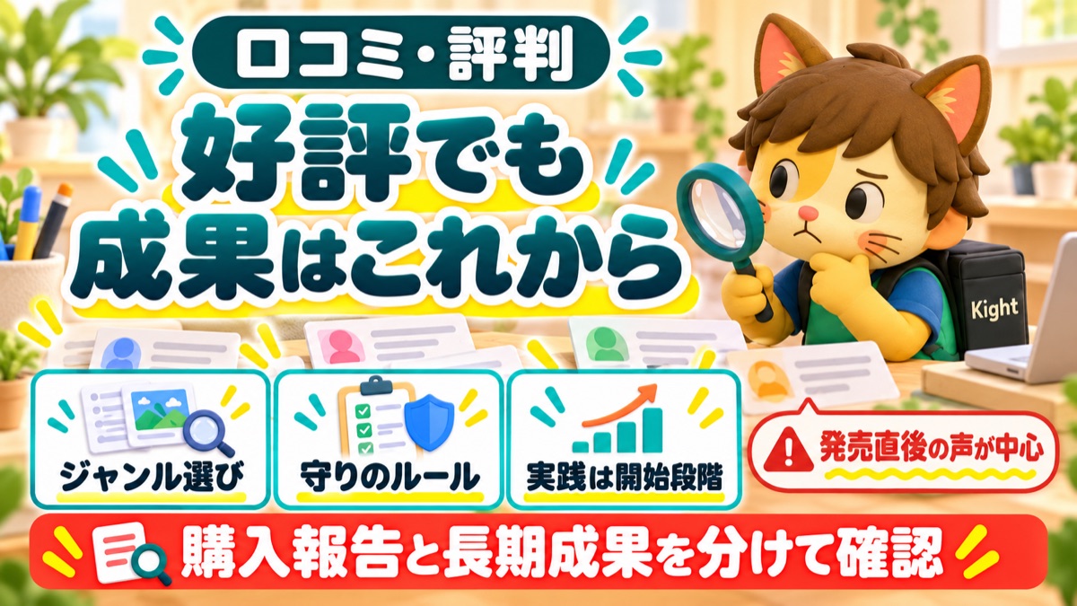 AI×Threads×日常ジャンル教材の口コミ評判と成果の見方